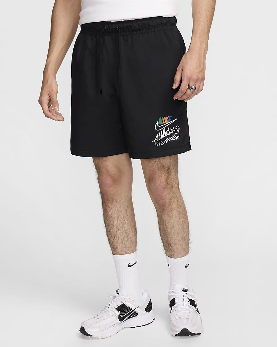 Nike flow shorts black best sale